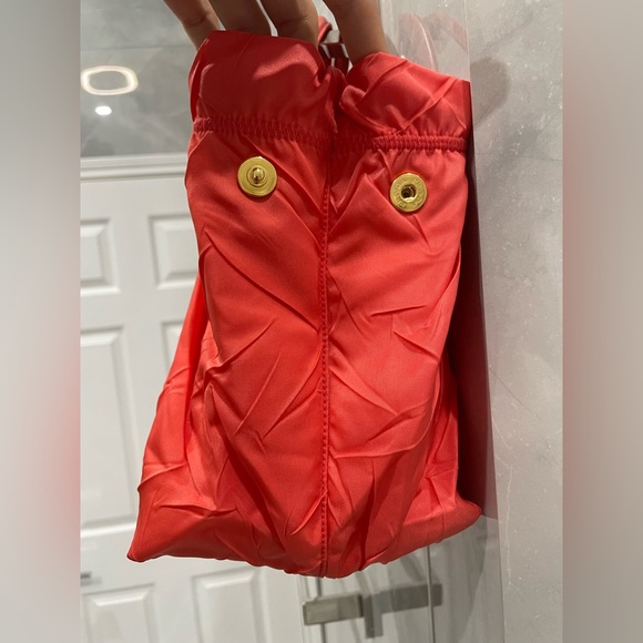 PRADA CORAL HANDBAG W14”x H9”x D6” - Picture 7 of 17